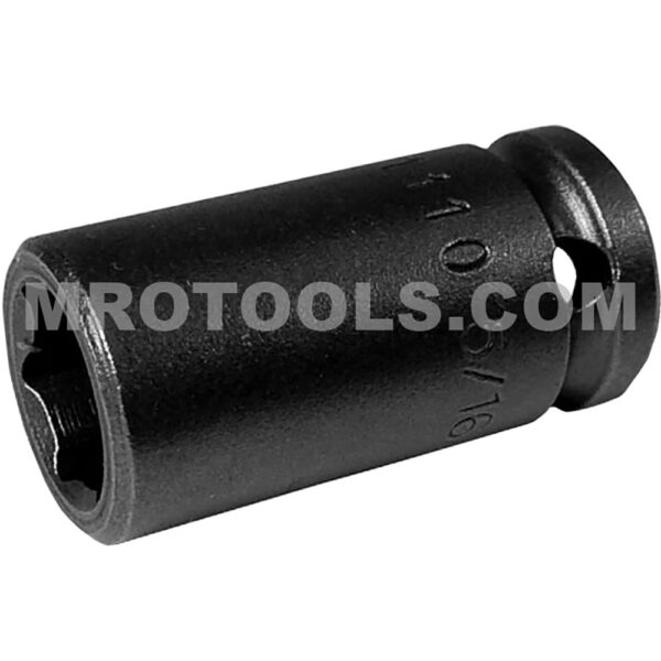 1110 Apex 1/4'' Square Drive 6-Point Impact Socket, SAE, Standard Length