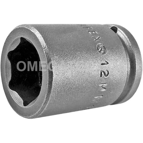 12MM11 Apex 1/4'' Square Drive 6-Point Impact Socket, Metric, Standard Length