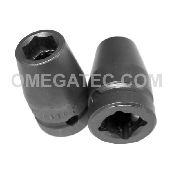 5114 Apex 1/2'' Square Drive 6-Point Impact Socket, SAE, Standard Length