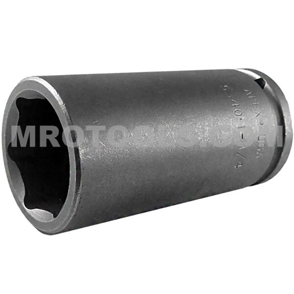 5340 Apex 1/2'' Square Drive 6-Point Impact Socket, SAE, Extra Long Length