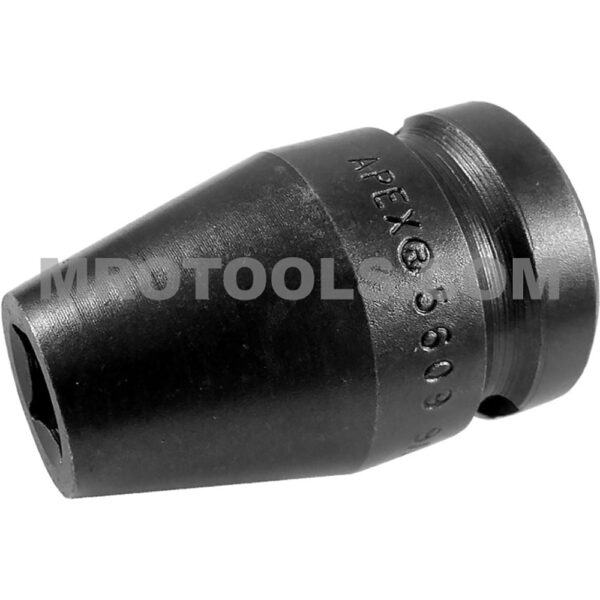 5609 Apex 1/2'' Square Drive 4-Point Impact Socket, SAE, For Single Square Nuts, Standard Length