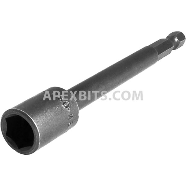 6N-0812-6 Apex 6-Point 1/4'' Power Drive Nutsetter, SAE, Non-Magnetic, 3/8'' Hex