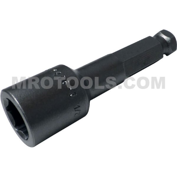 6N-1416-3 Apex 6-Point 7/16'' Power Drive Nutsetter, SAE, Non-Magnetic, 1/2'' Hex