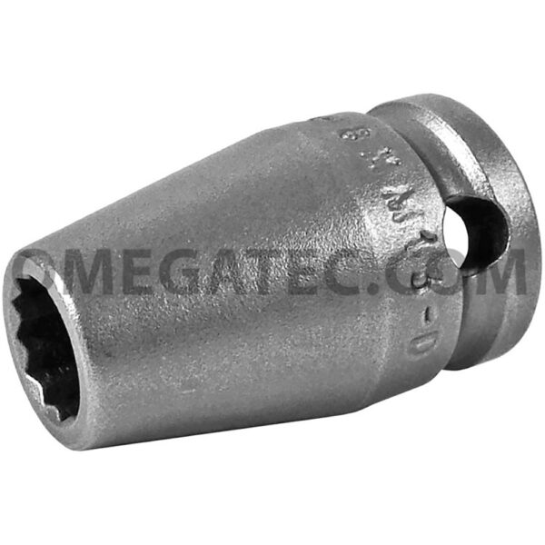 8MM13-D Apex 3/8'' Square Drive 12-Point Impact Socket, Metric, Standard Length
