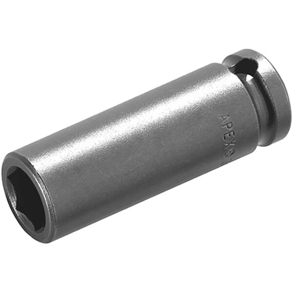 8MM21-D Apex 1/4'' Square Drive 12-Point Impact Socket, Metric, Long Length