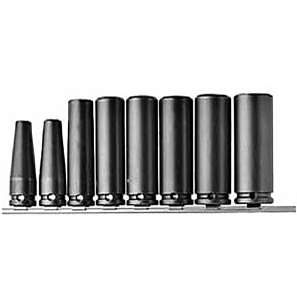 APS58XL Apex Square Drive 6-Point Impact Socket Set, 8PC