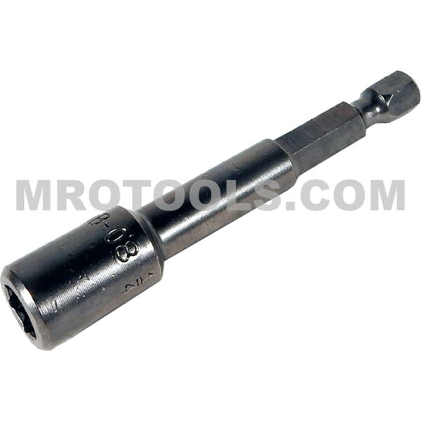DB-08 Apex 6-Point 1/4'' Power Drive Nutsetter, SAE, For Sheet Metal Screws, Non-Magnetic, 1/4'' Hex