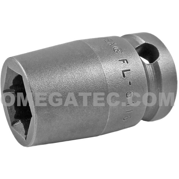 FL-5116 Apex 1/2'' Square Drive 6-Point Impact Socket, SAE, Fast Lead, Standard Length