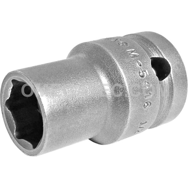 M-5416 Apex 1/2'' Square Drive 6-Point Impact Socket, SAE, Magnetic, Thin Wall, Standard Length