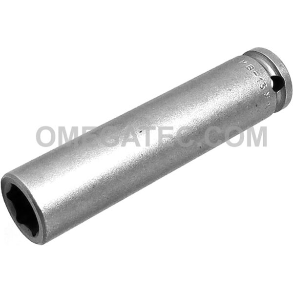MB-13MM33 Apex 3/8'' Square Drive 6-Point Impact Socket, Metric, Magnetic Bolt Clearance, Extra Long Length