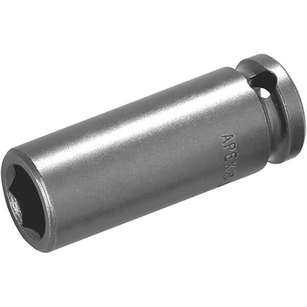 MB-3514 Apex 3/8'' Square Drive 6-Point Impact Socket, Magnetic, Thin Wall, Long Length