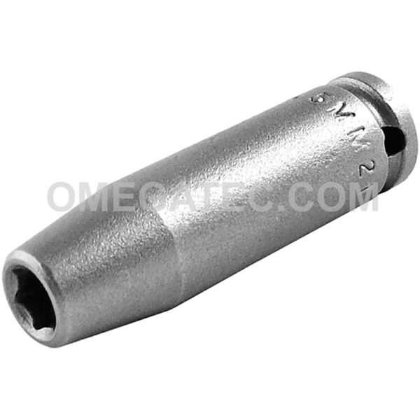 MB-5.5MM21 Apex 1/4'' Square Drive 6-Point Impact Socket, Metric, Magnetic, Long Length