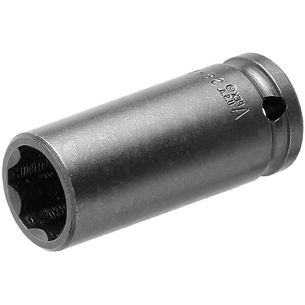SF-5216 Apex 1/2'' Square Drive 6-Point Impact Socket, SAE, Surface Drive, Long Length