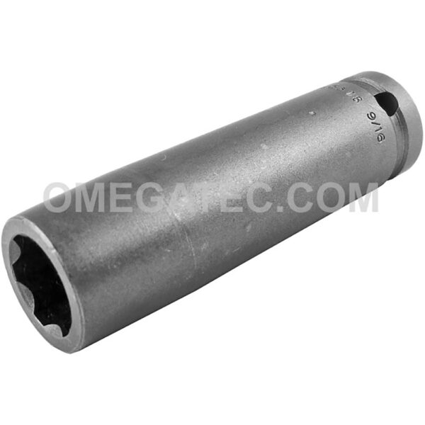 SF-5318 Apex 1/2'' Square Drive 6-Point Impact Socket, SAE, Surface Drive, Extra Long Length
