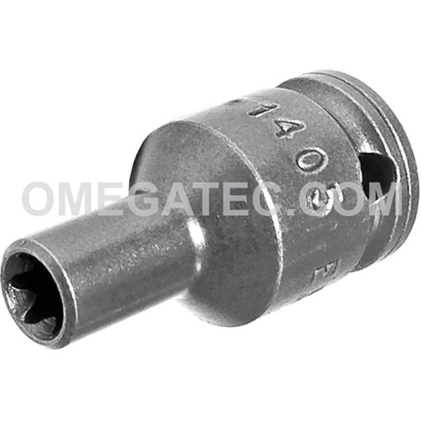 TX-1405 Apex 1/4'' Square Drive E-5 Torx Impact Socket, Thin Wall, For External