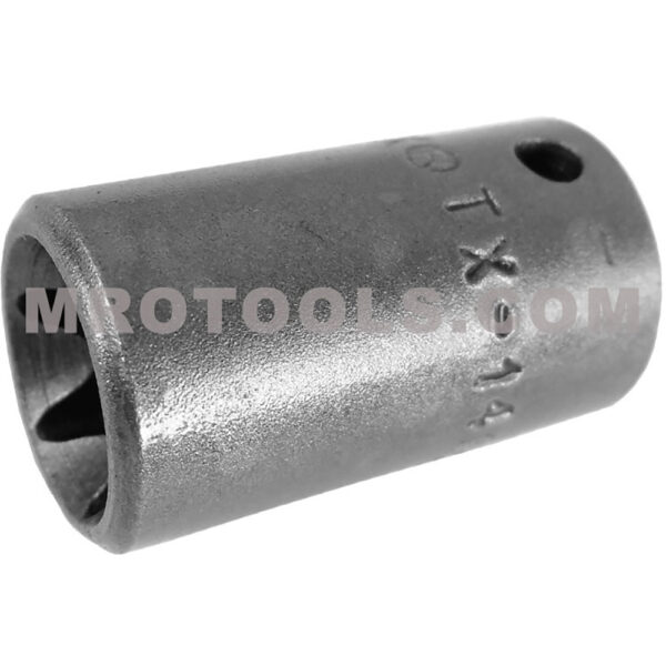 TX-1412 Apex 1/4'' Square Drive E-12 Torx Impact Socket, Thin Wall, For External